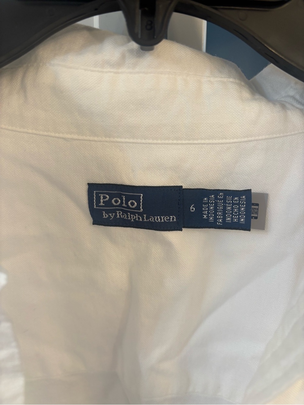 Polo Ralph Lauren Cotton Oxford Paneled Shirtdress in white - Picture 8 of 9